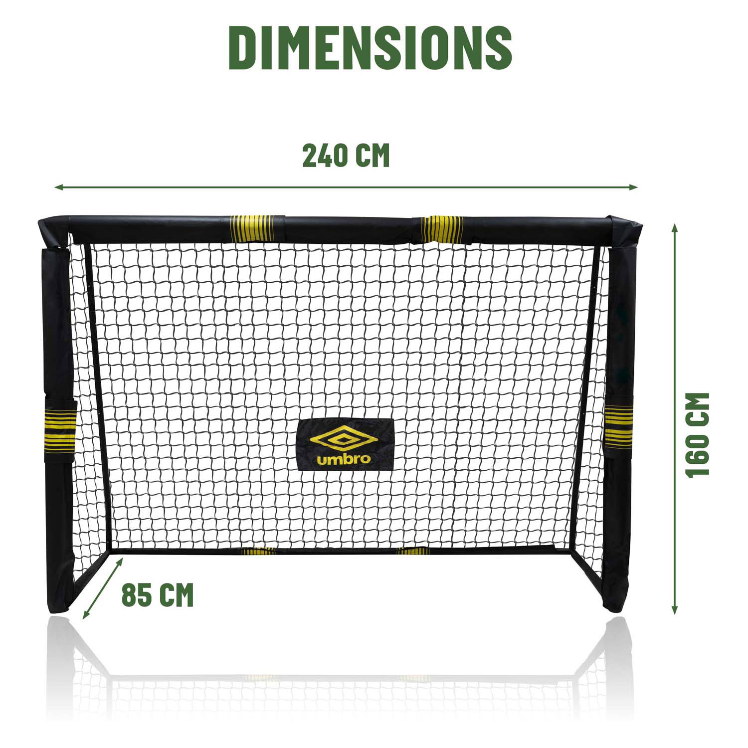 Voetbaldoel 240x160x85 cm