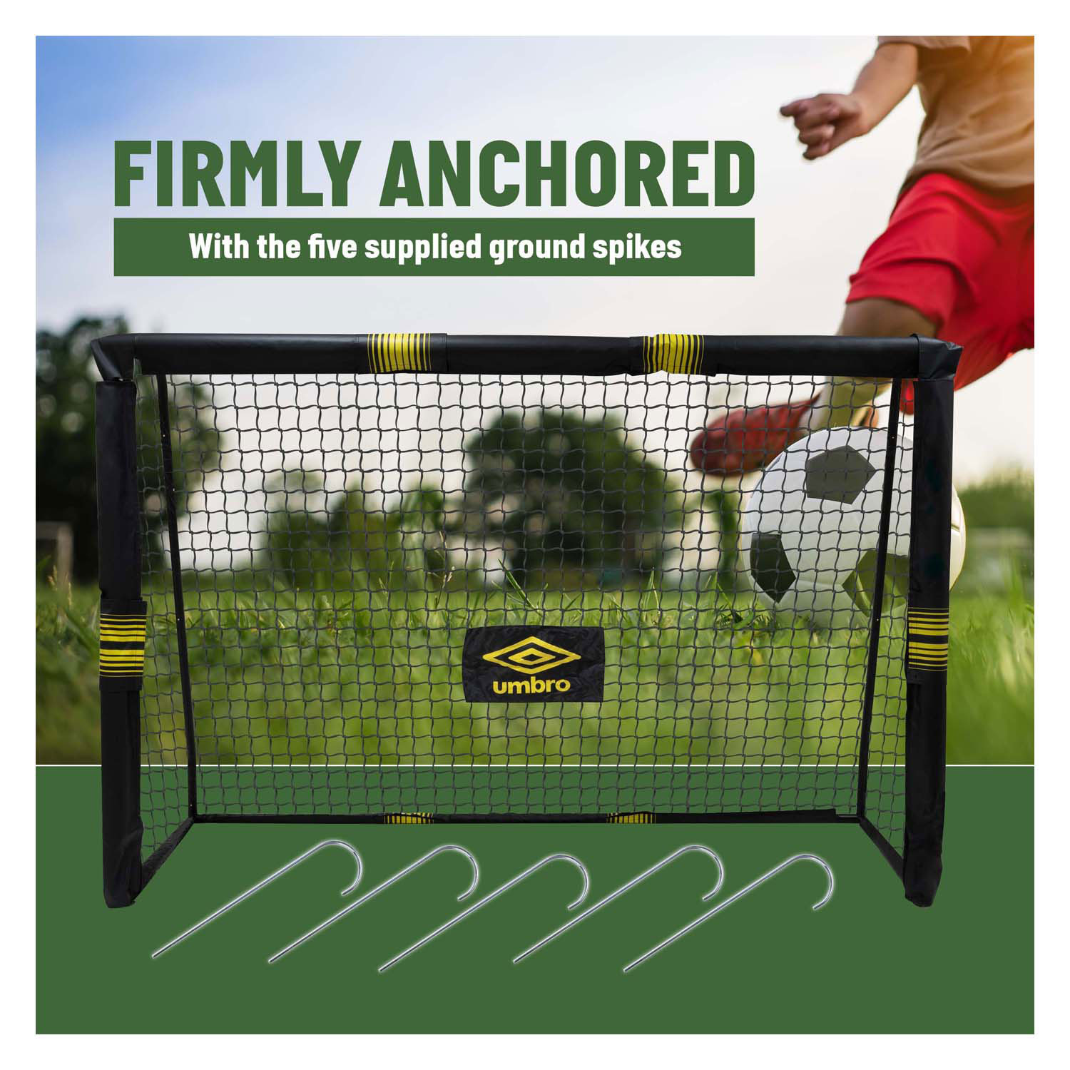 Voetbaldoel 240x160x85 cm