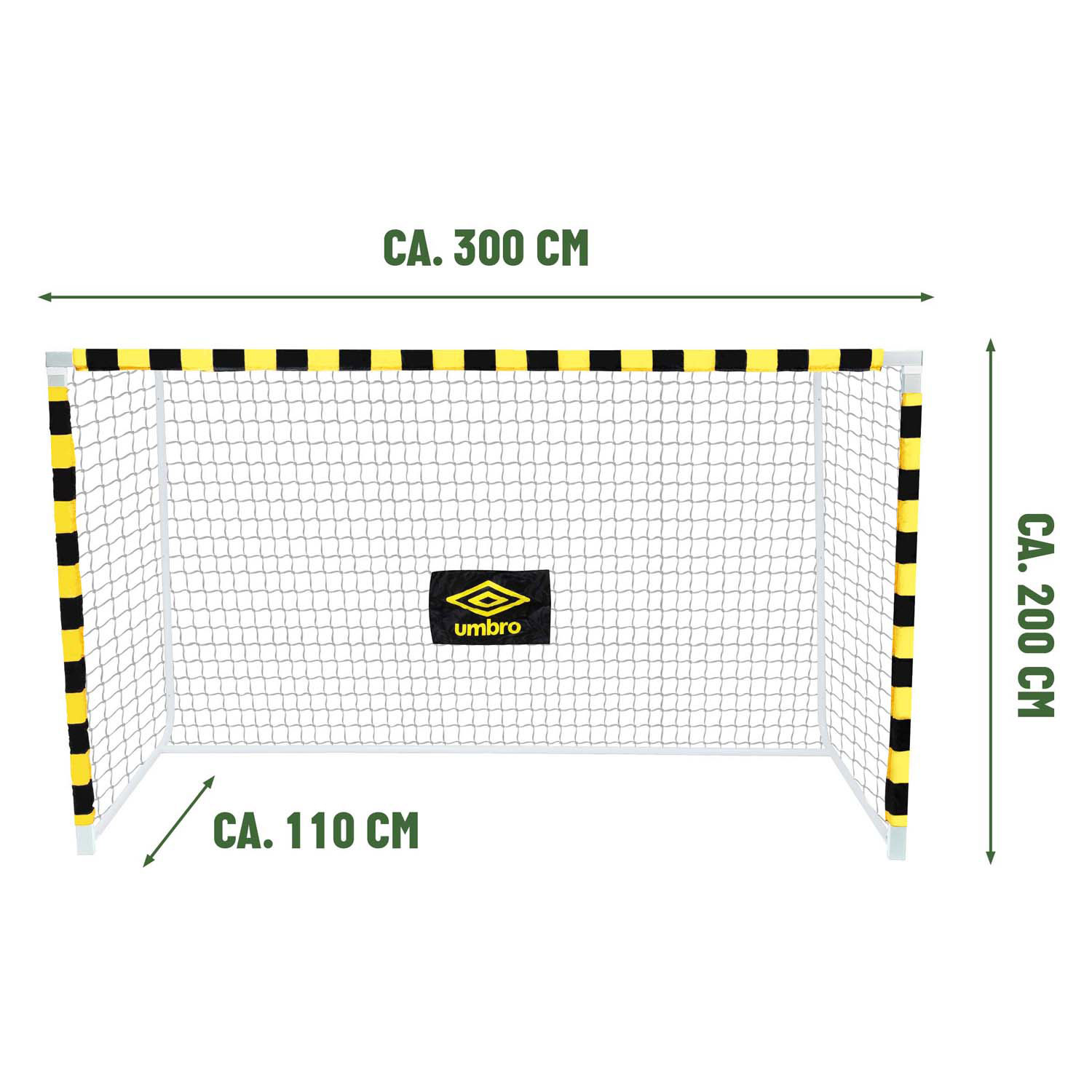 Voetbaldoel 300x180x120 cm