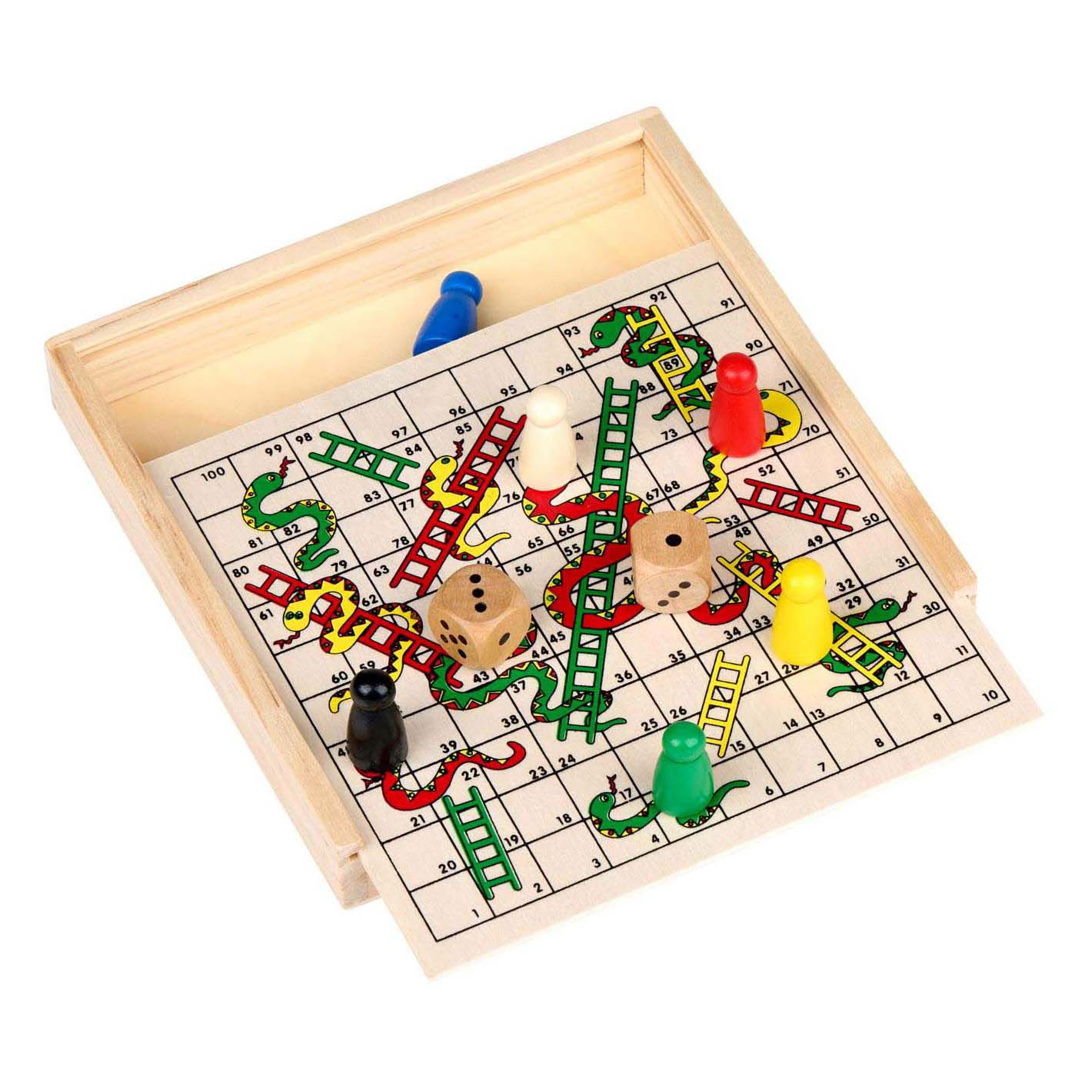 Leiterspiel aus Holz