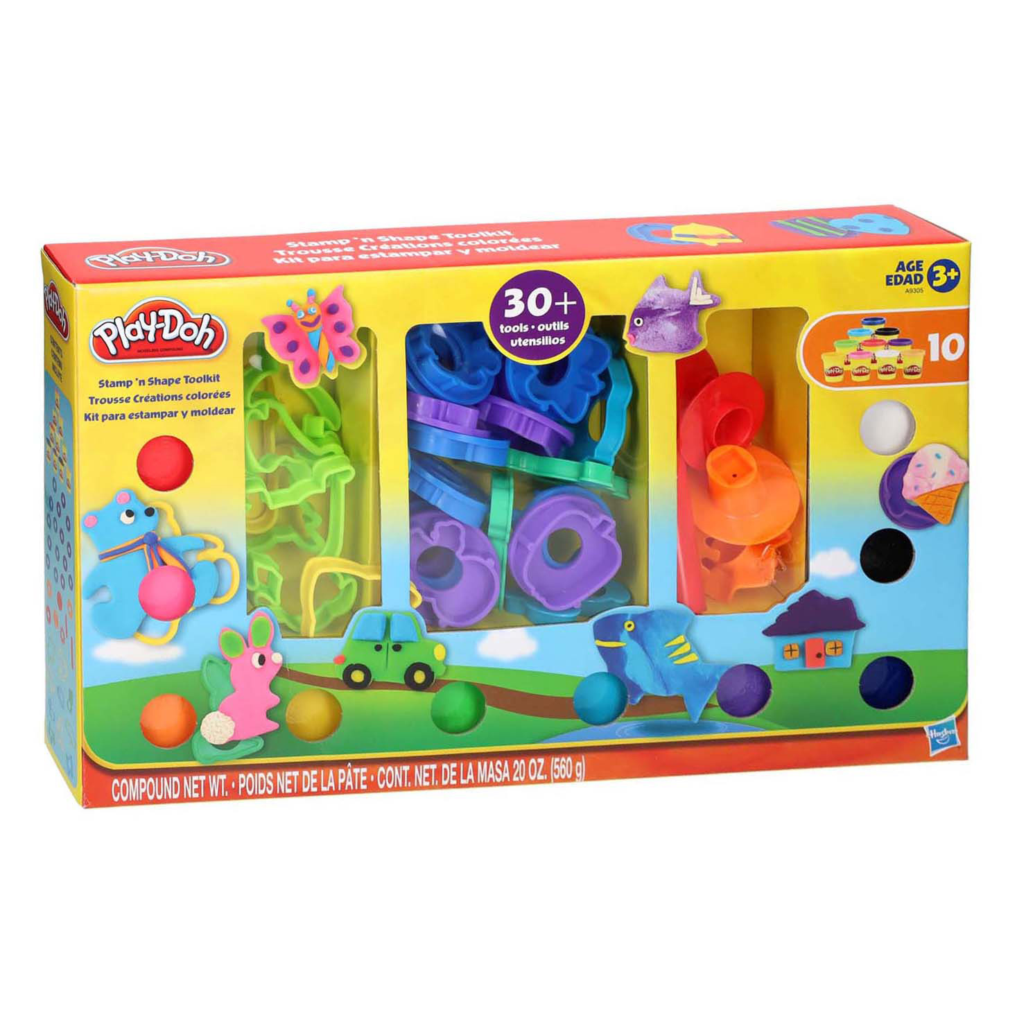 Play-Doh Toolkit met +30 Onderdelen & 10 Kleipotjes