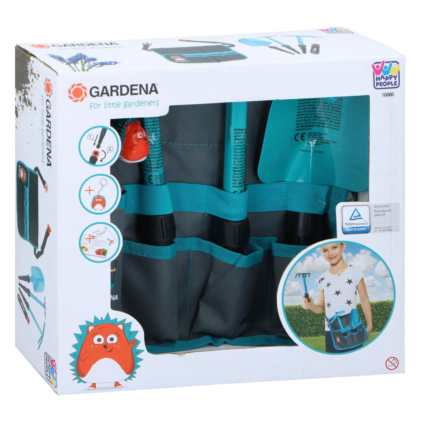 Ensemble d'outils de jardin Gardena pour enfants avec sac