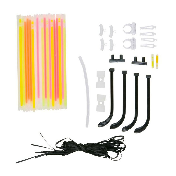 Méga Pack de Fête Phosphorescent dans le Noir - 42 pièces.