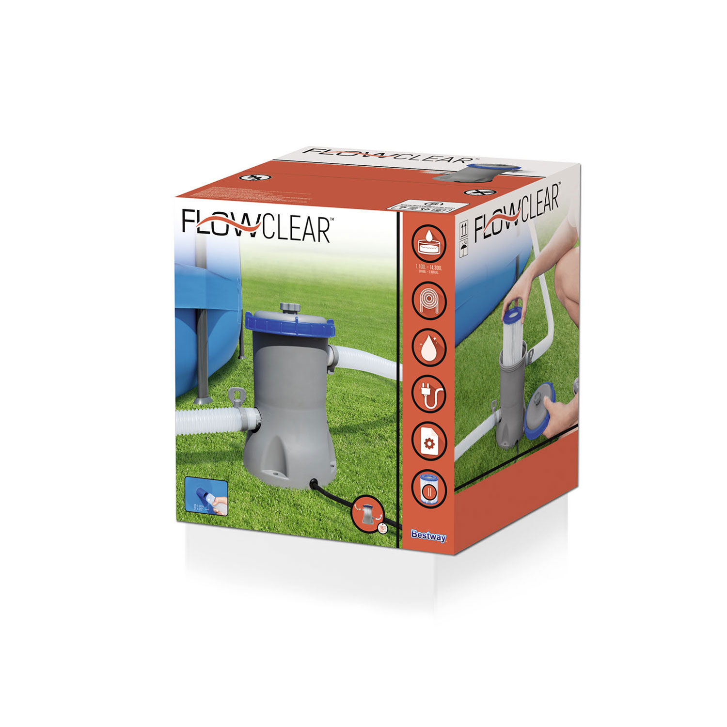 Pompe à filtre Bestway Flowclear 2,0 m3/h