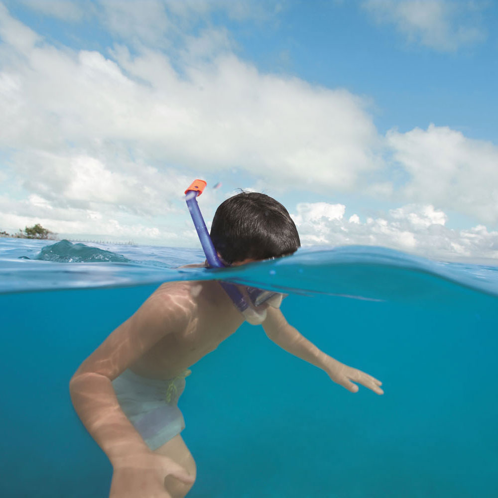 Bestway Blauwe Hydro-Swim Snorkelset Lil' Glider