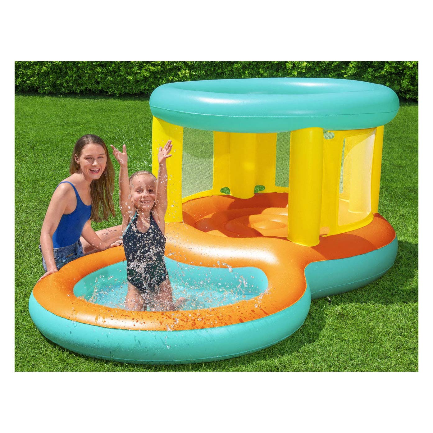 Bestway Springkasteel met Peuterbad Jumptopia, 239x142x102cm