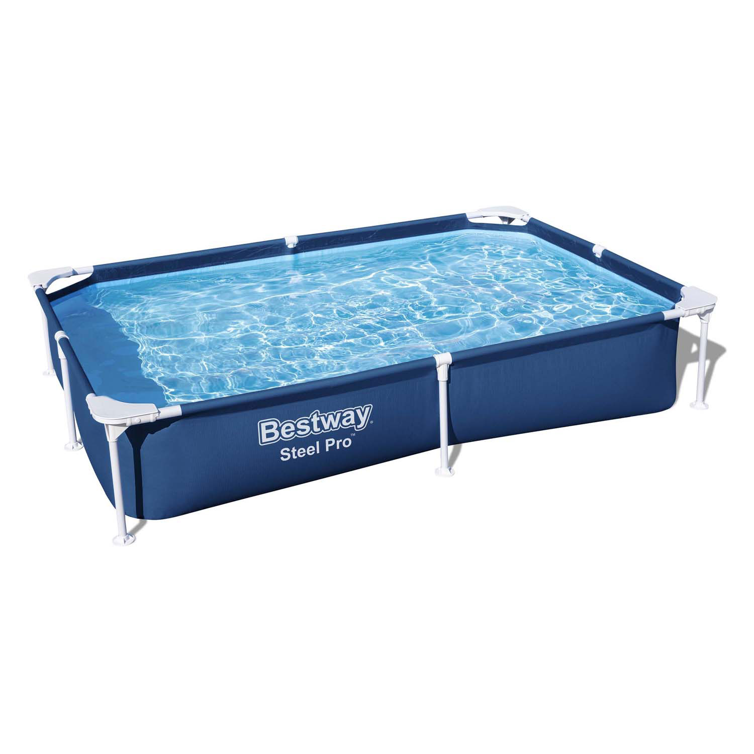 Piscine Bestway Steel Pro Rectangulaire, 221 cm