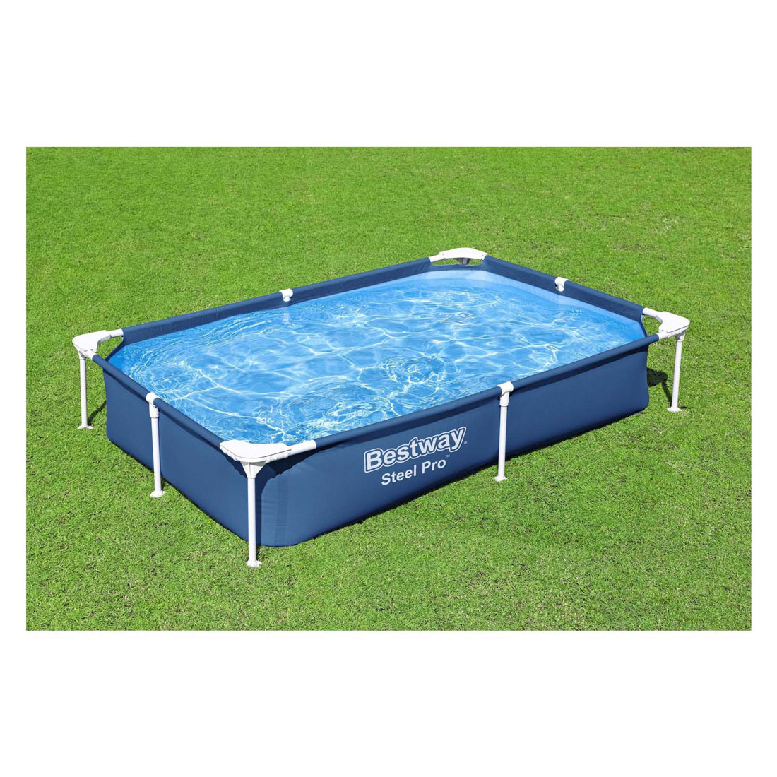 Piscine Bestway Steel Pro Rectangulaire, 221 cm