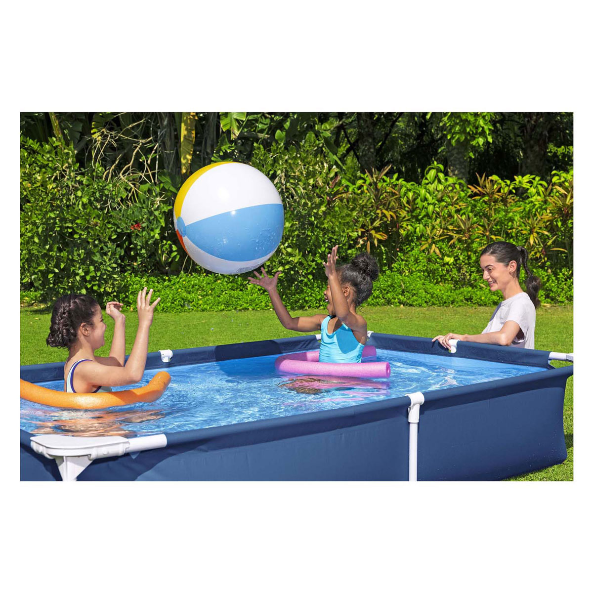 Piscine Bestway Steel Pro Rectangulaire, 221 cm