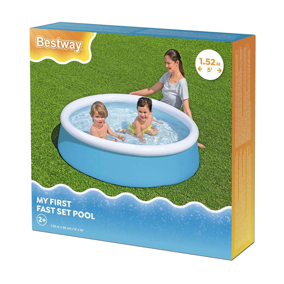 Piscine ronde Bestway My First Fast Set, 152 cm