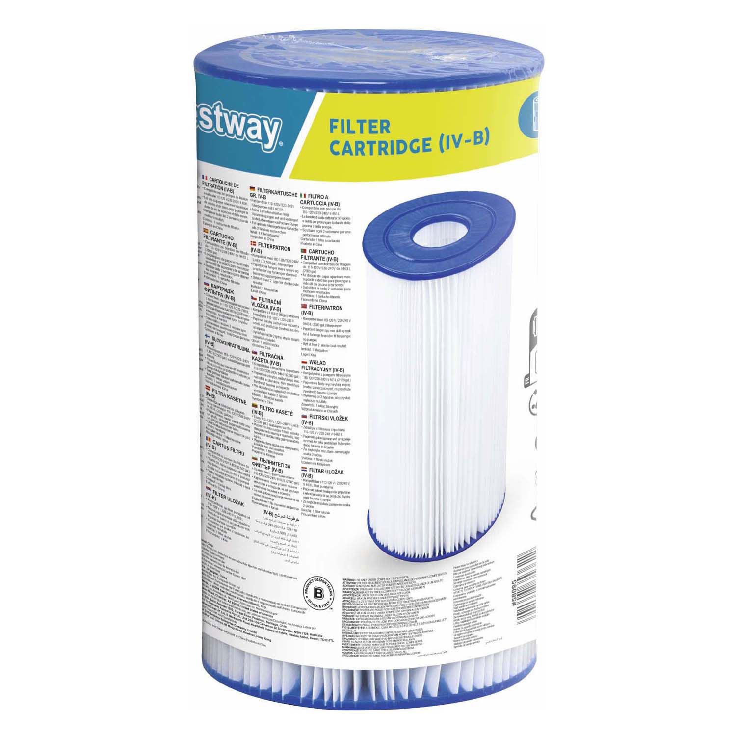 Filtre à cartouche Bestway Type IV pour pompe de filtration