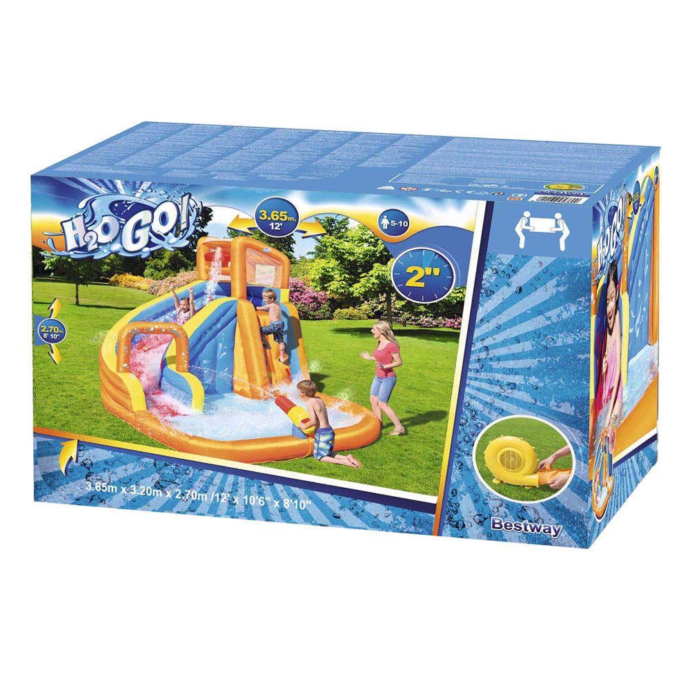 Bestway H2Ogo! Parc aquatique géant Turbo Splash Water Zone