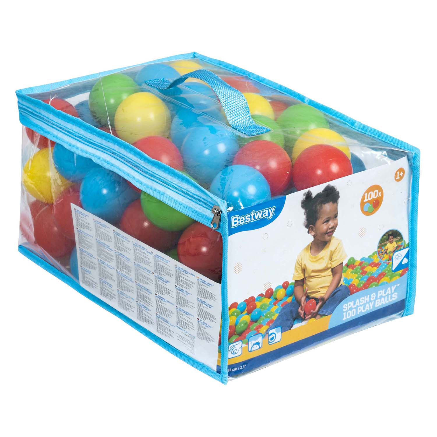 Balles de jeu Bestway Splash & Play, 100 pièces.