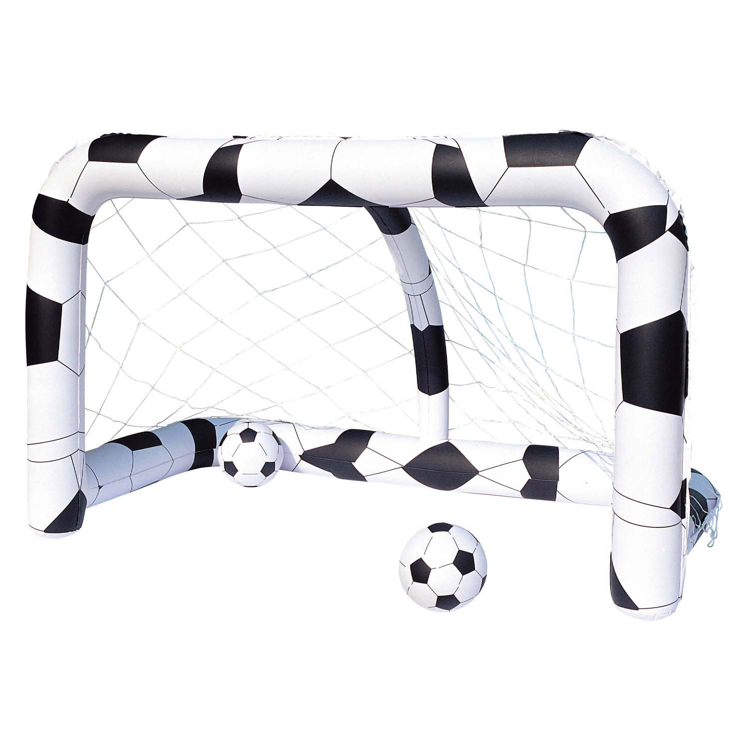 But de football gonflable avec 2 ballons Bestway Playcenter