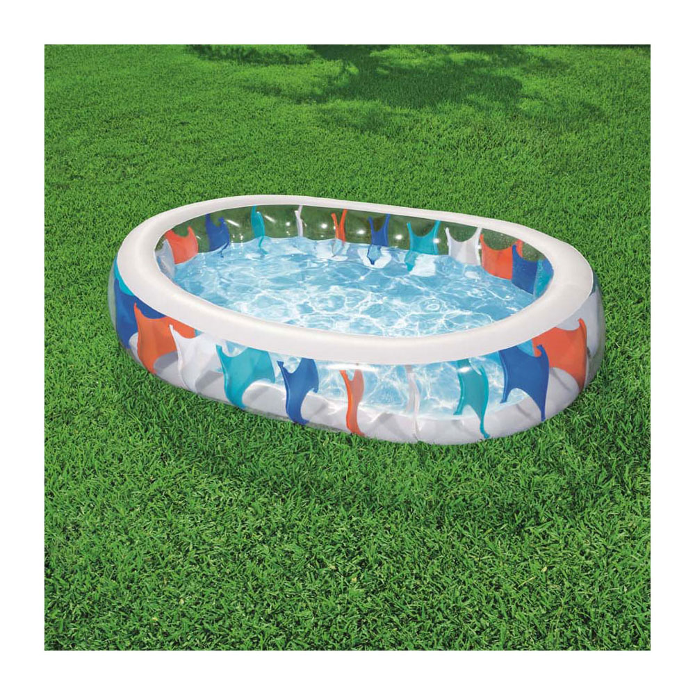 Piscine familiale ovale elliptique Bestway , 229 cm