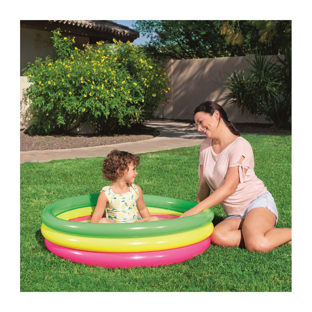 Bestway Kinderbad Rond Kleuren, 102cm