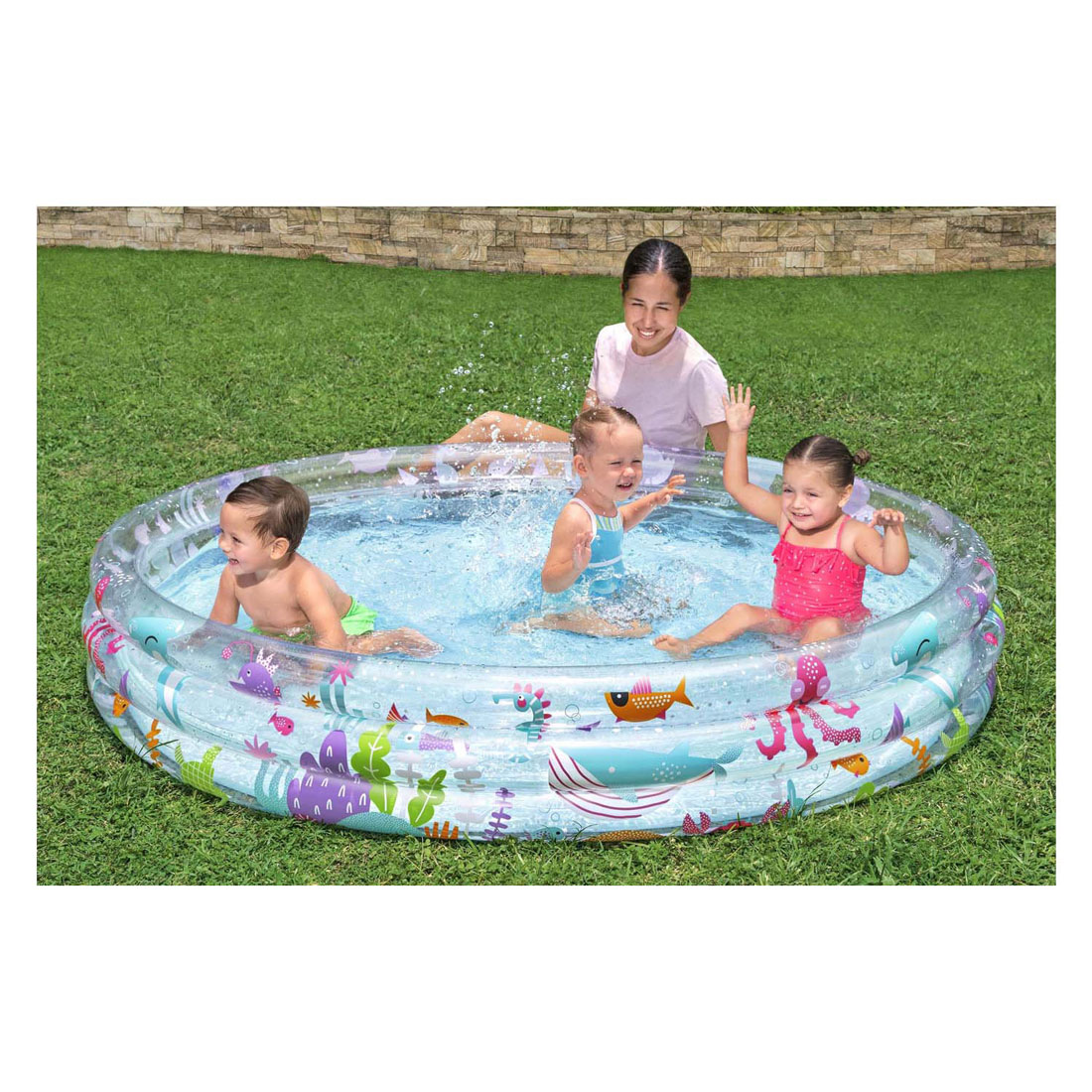 Piscine pour enfants Bestway ronde Underwater Life, 183 cm