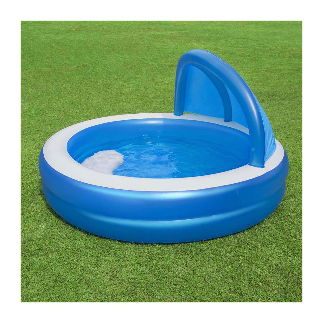 Bestway Familiebad Rond Summer Days met UV Zonnescherm, 241cm