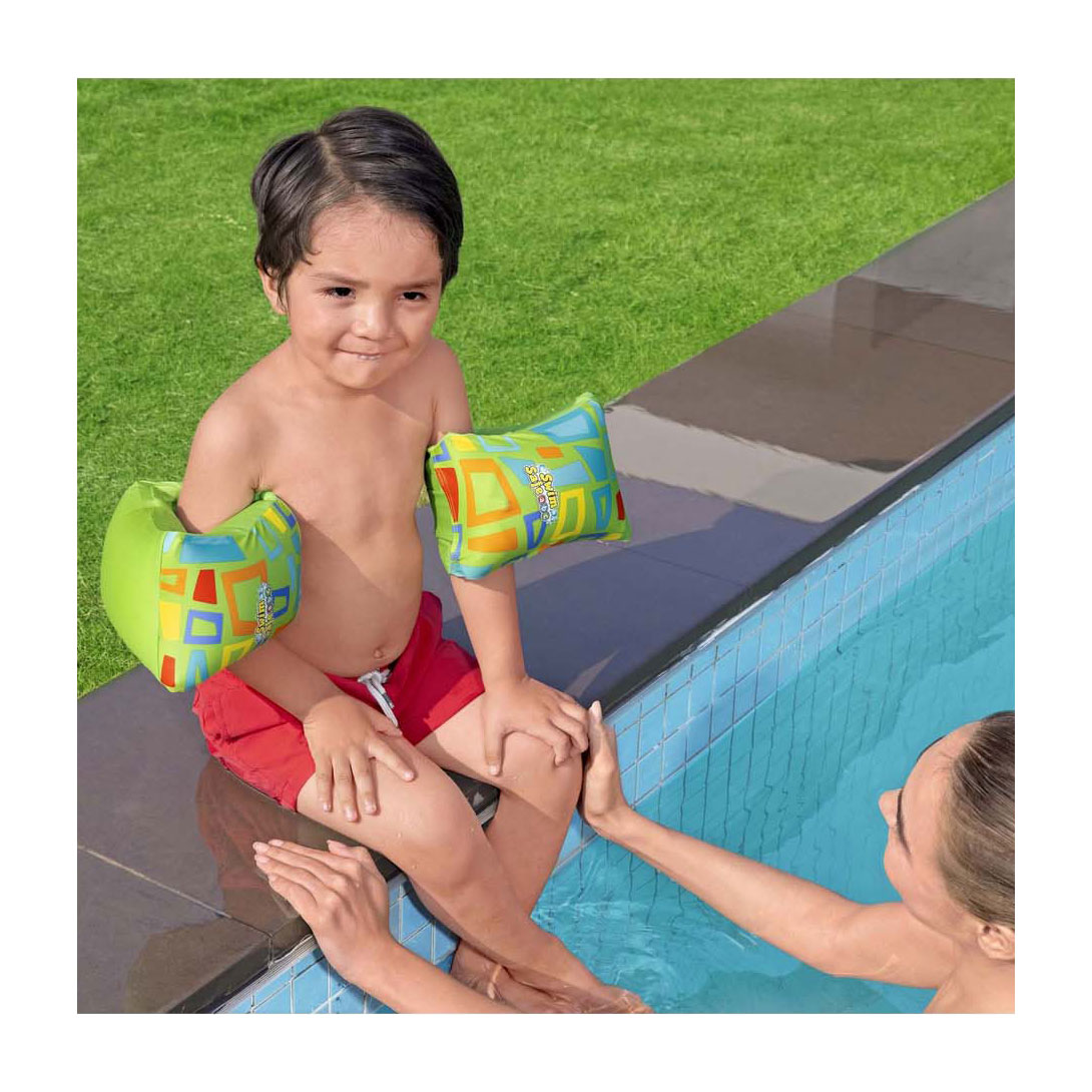 Bestway Zwembandjes Aquastar Groen, 1-3 jaar