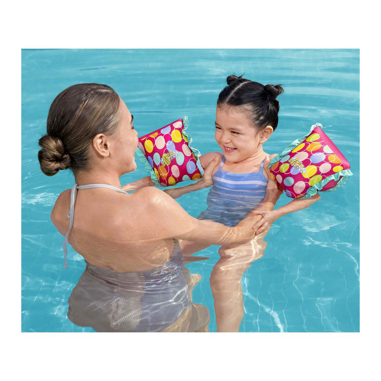 Brassards de natation Bestway Aquastar Rose, 1-3 ans