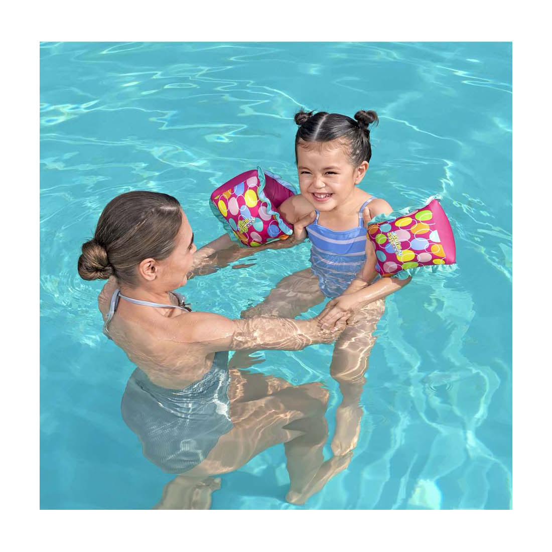 Brassards de natation Bestway Aquastar Rose, 1-3 ans