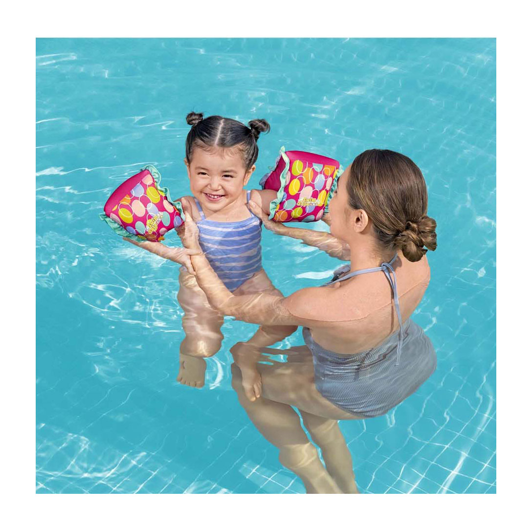 Brassards de natation Bestway Aquastar Rose, 1-3 ans