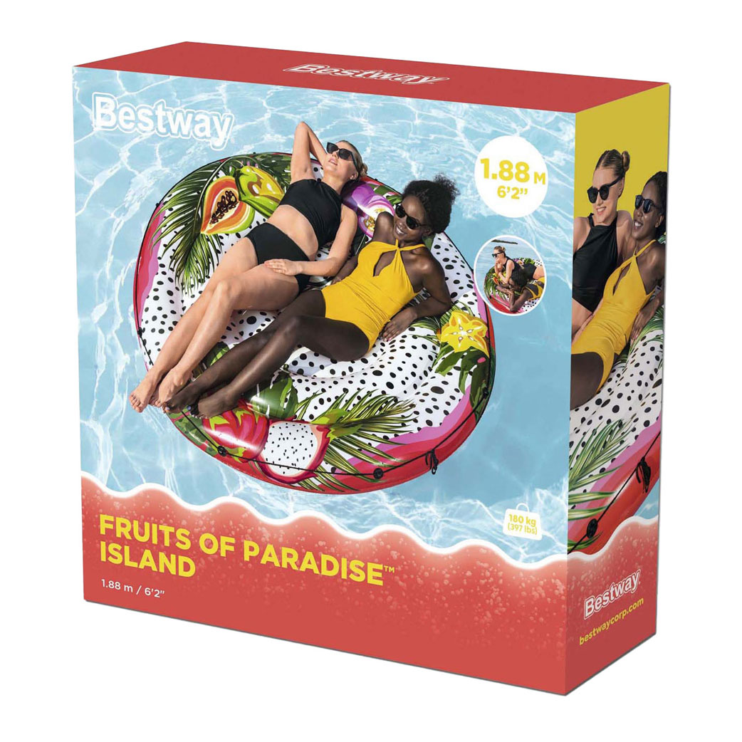 Île flottante gonflable Fruits Of Paradise Island de Bestway