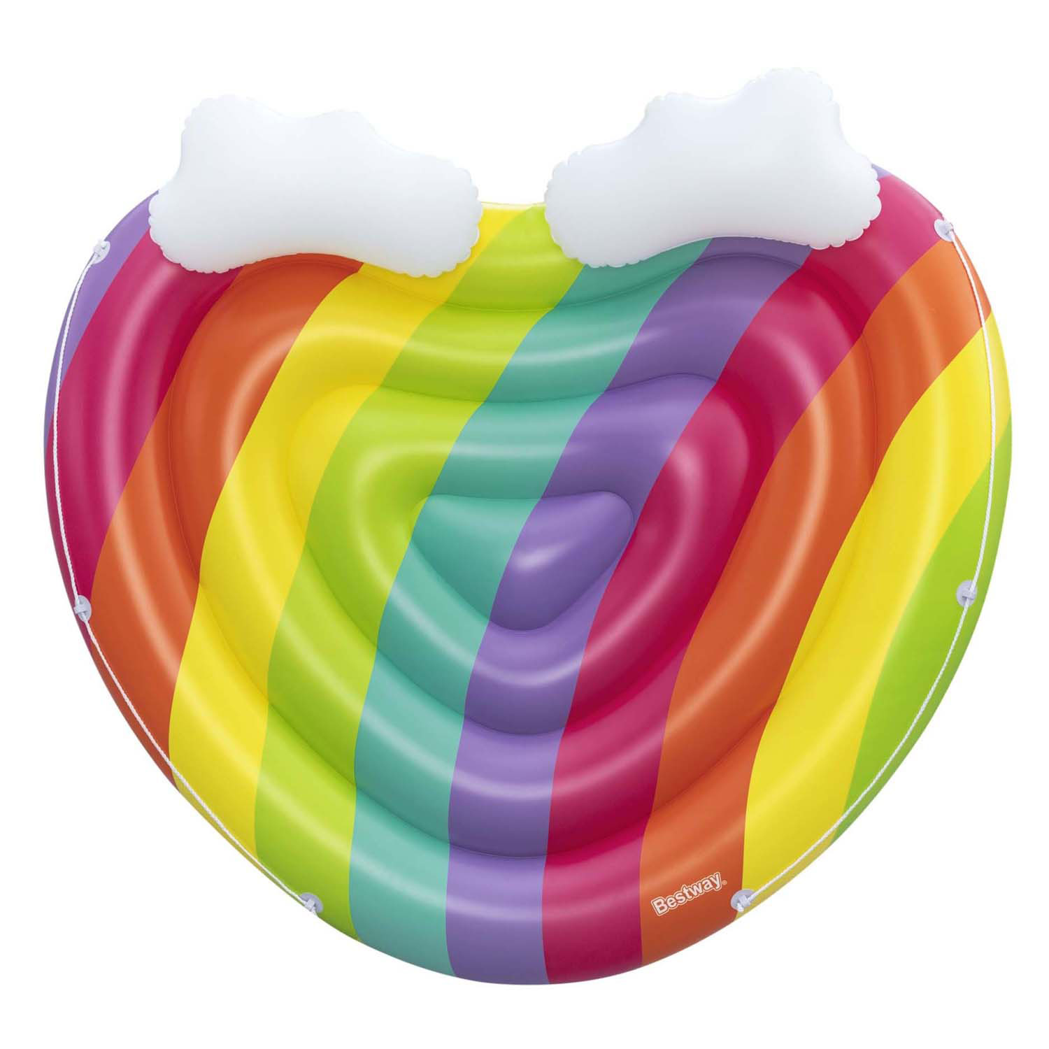 Bestway Rainbow Dreams Opblaas Regenboog Hart, 164cm