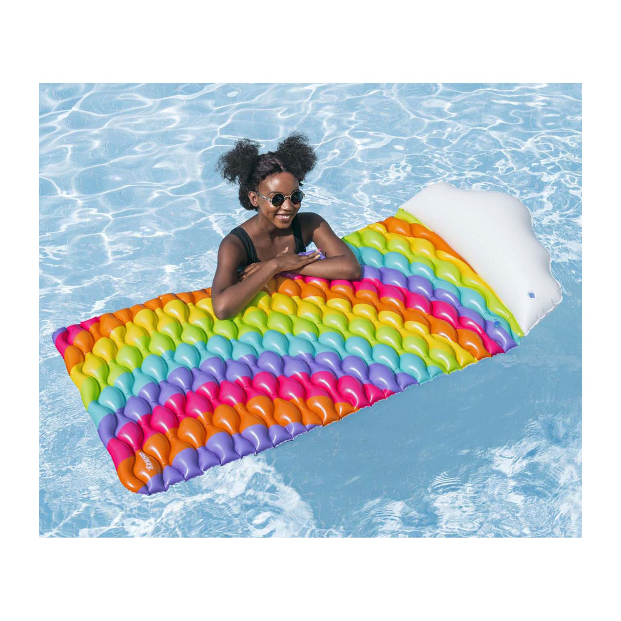 Bestway Rainbow Dreams Drijvede Mat, 161cm