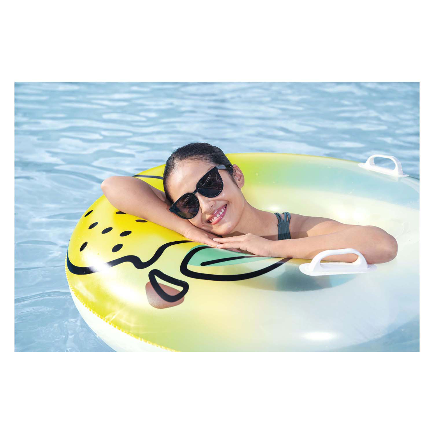 Bouée de natation Bestway au citron fraîchement pressé, 99 cm