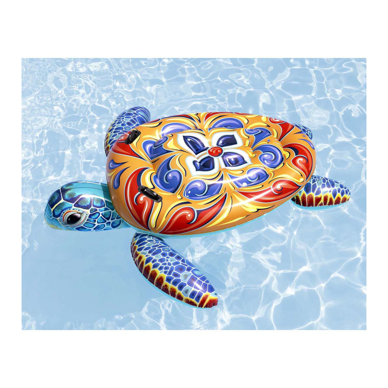 Bestway Rider Mediteraans Opblaas Schildpad, 186cm