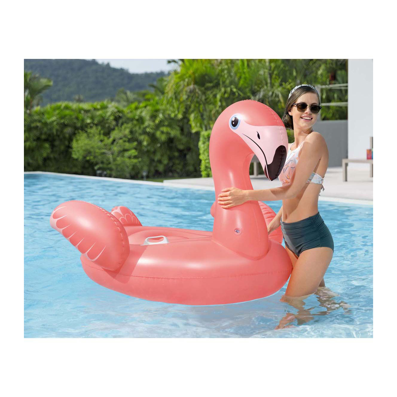 Bestway Rider Opblaas Flamingo, 148cm