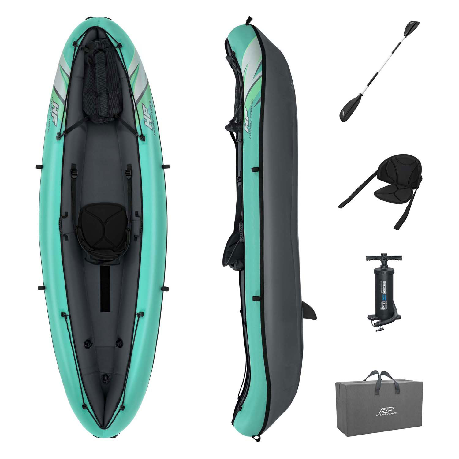 Ensemble de kayak gonflable Hydro Force Ventura Elite X1