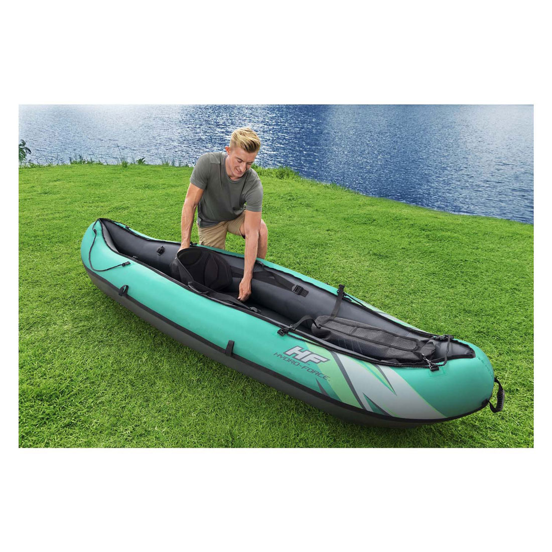 Ensemble de kayak gonflable Hydro Force Ventura Elite X1