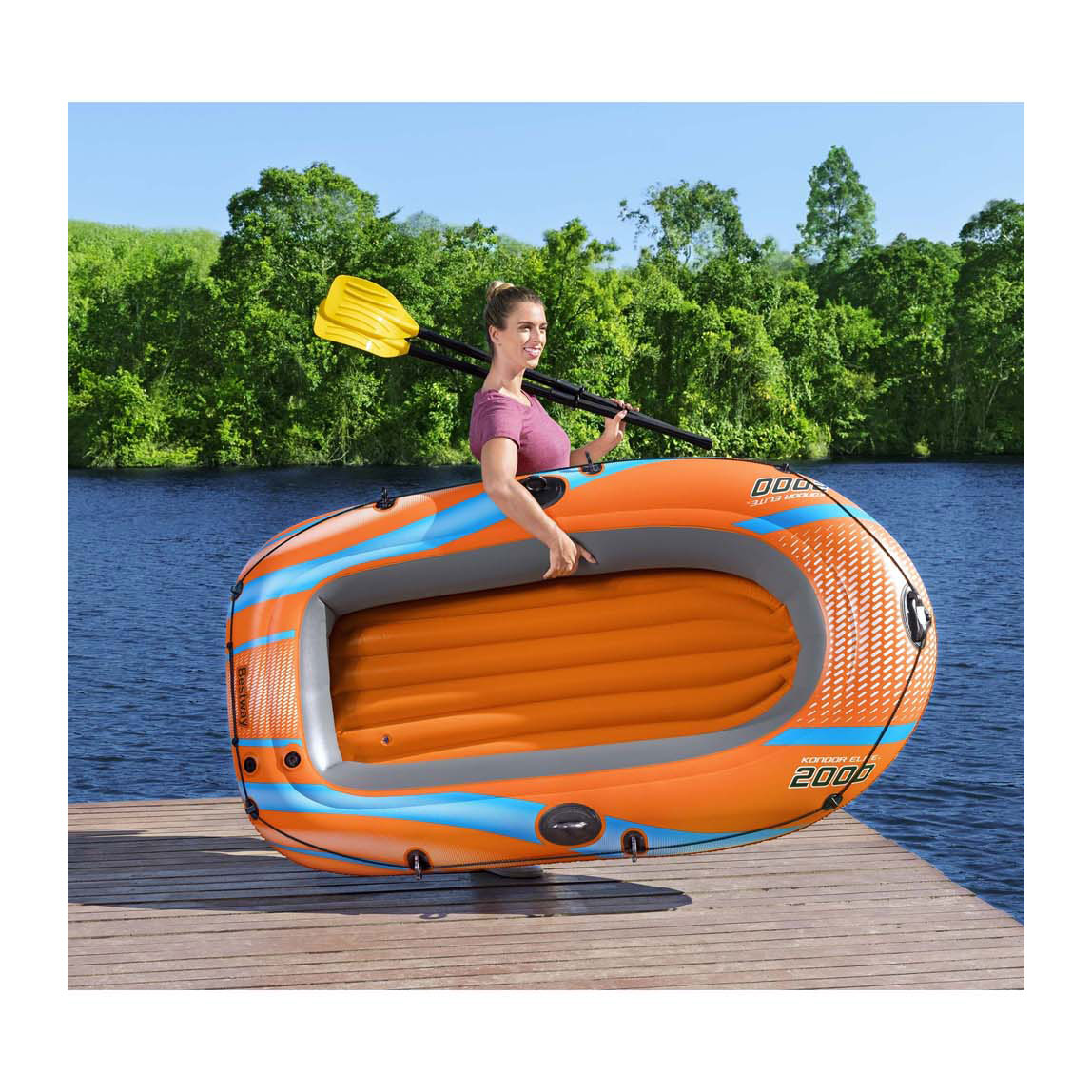 Bateau gonflable Bestway Kondor Elite 2000 Set