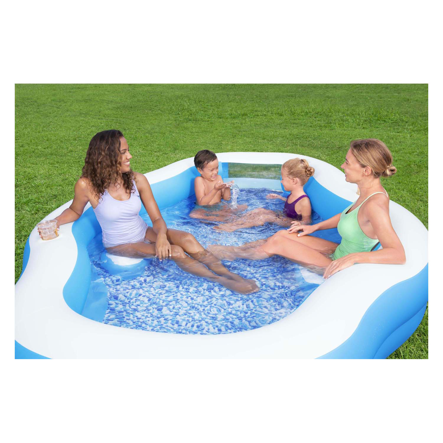 Bestway Familiebad Plusvorm Splashview, 270cm