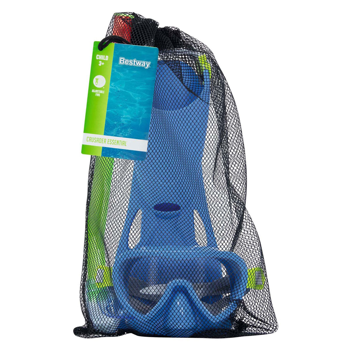 Ensemble tuba Bestway Crusader Essential Bleu, 3 ans et +