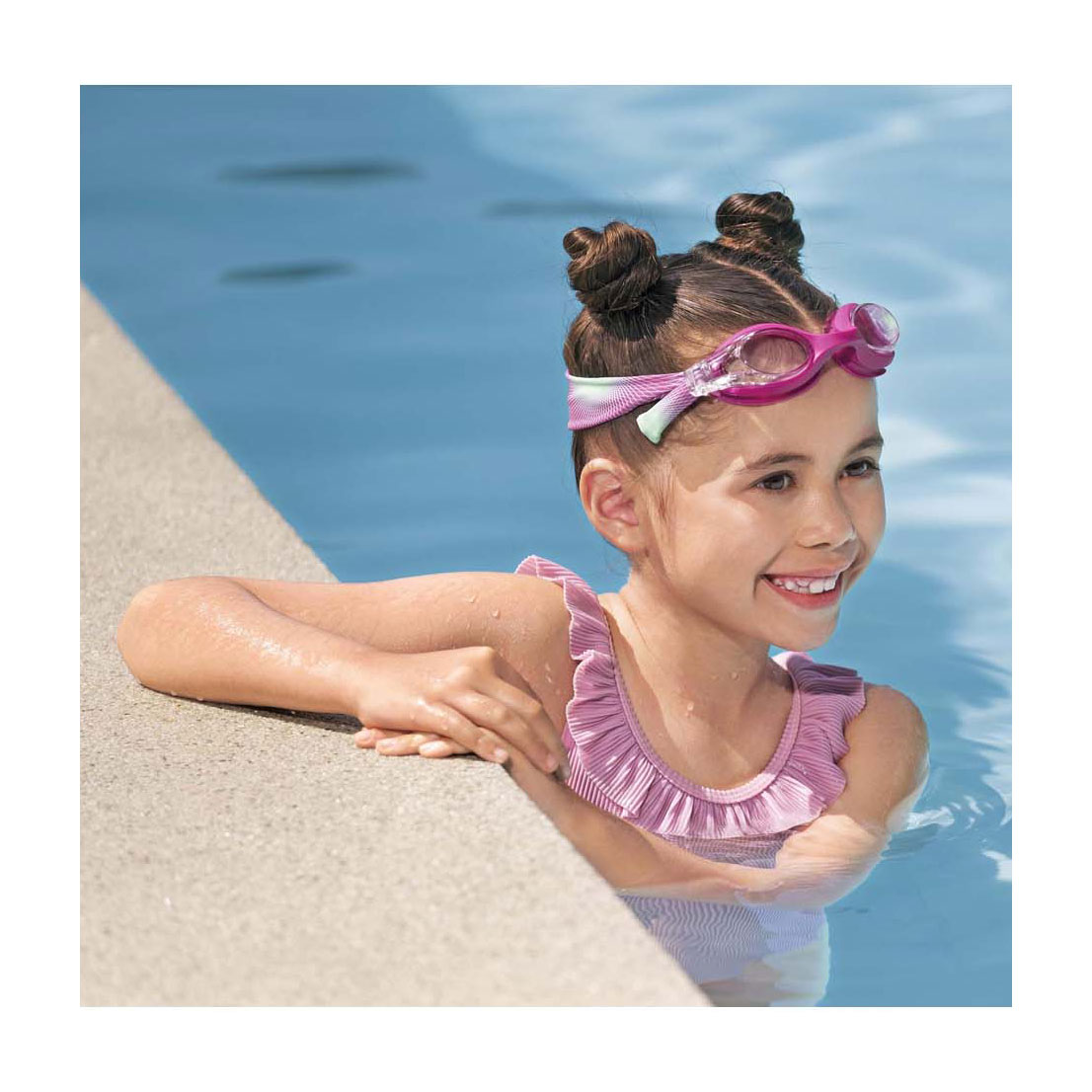 Bestway Splashflex Taucherbrille, Pink, 7 Jahre, Pink