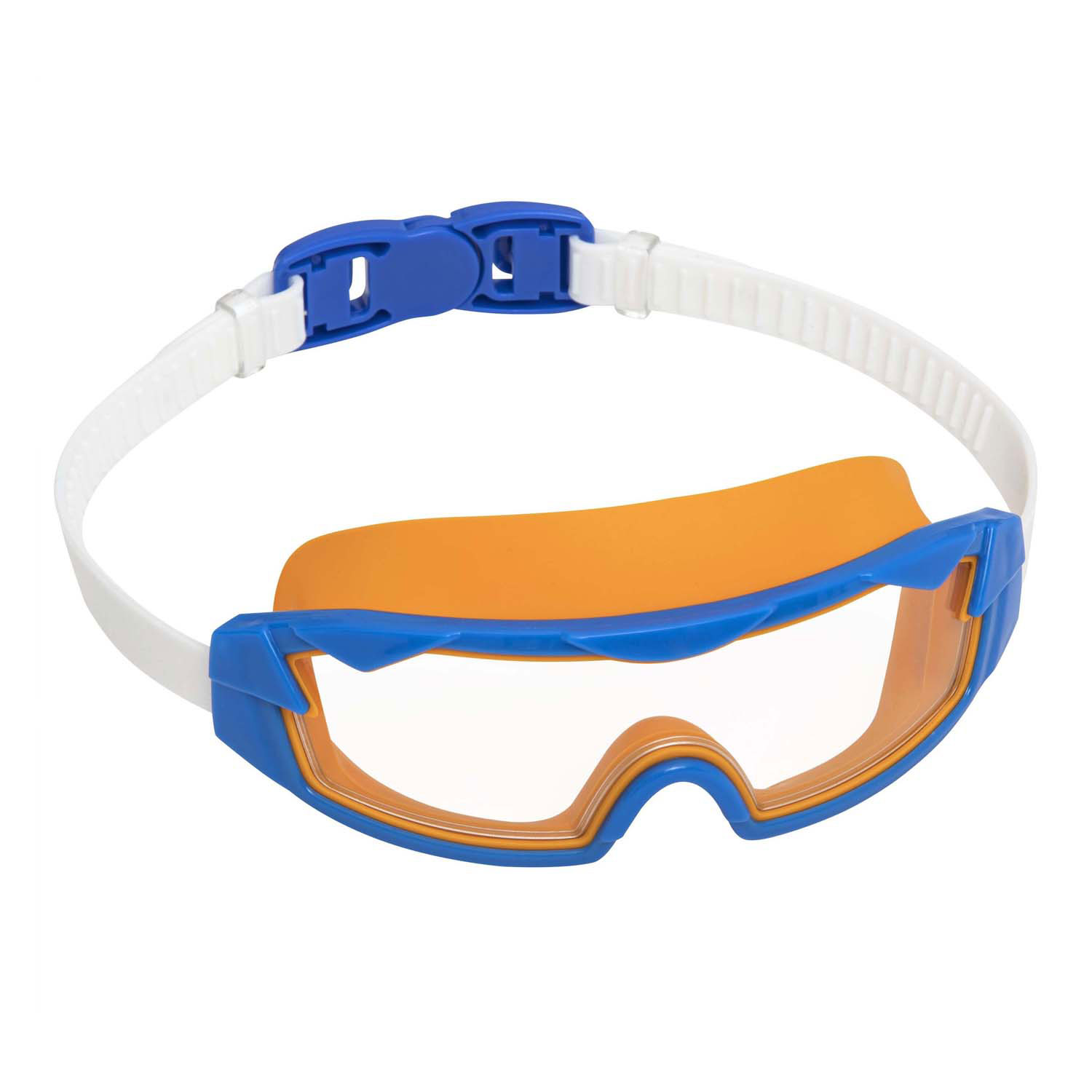 Masque de plongée Bestway Tidal Surge Bleu Orange, 7 ans