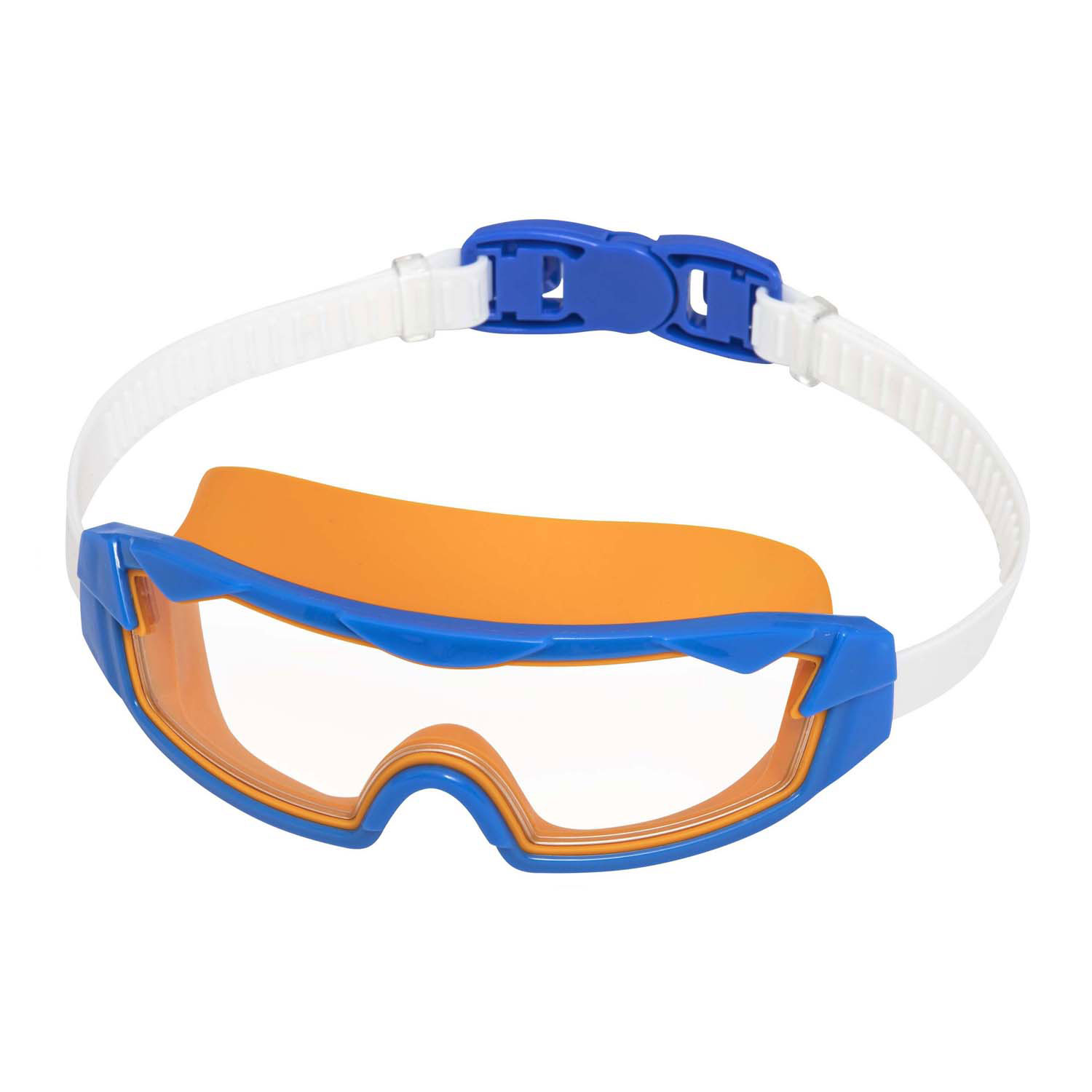 Masque de plongée Bestway Tidal Surge Bleu Orange, 7 ans