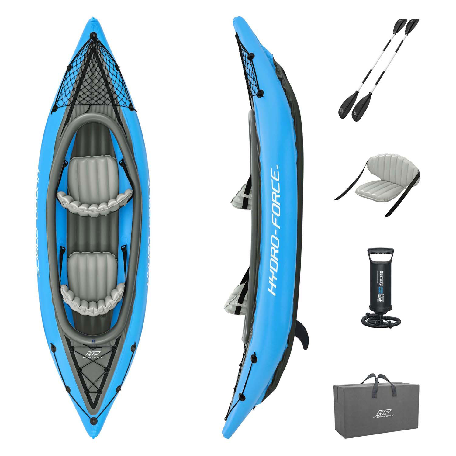 Ensemble de kayak Hydro Force Cove Champion X2