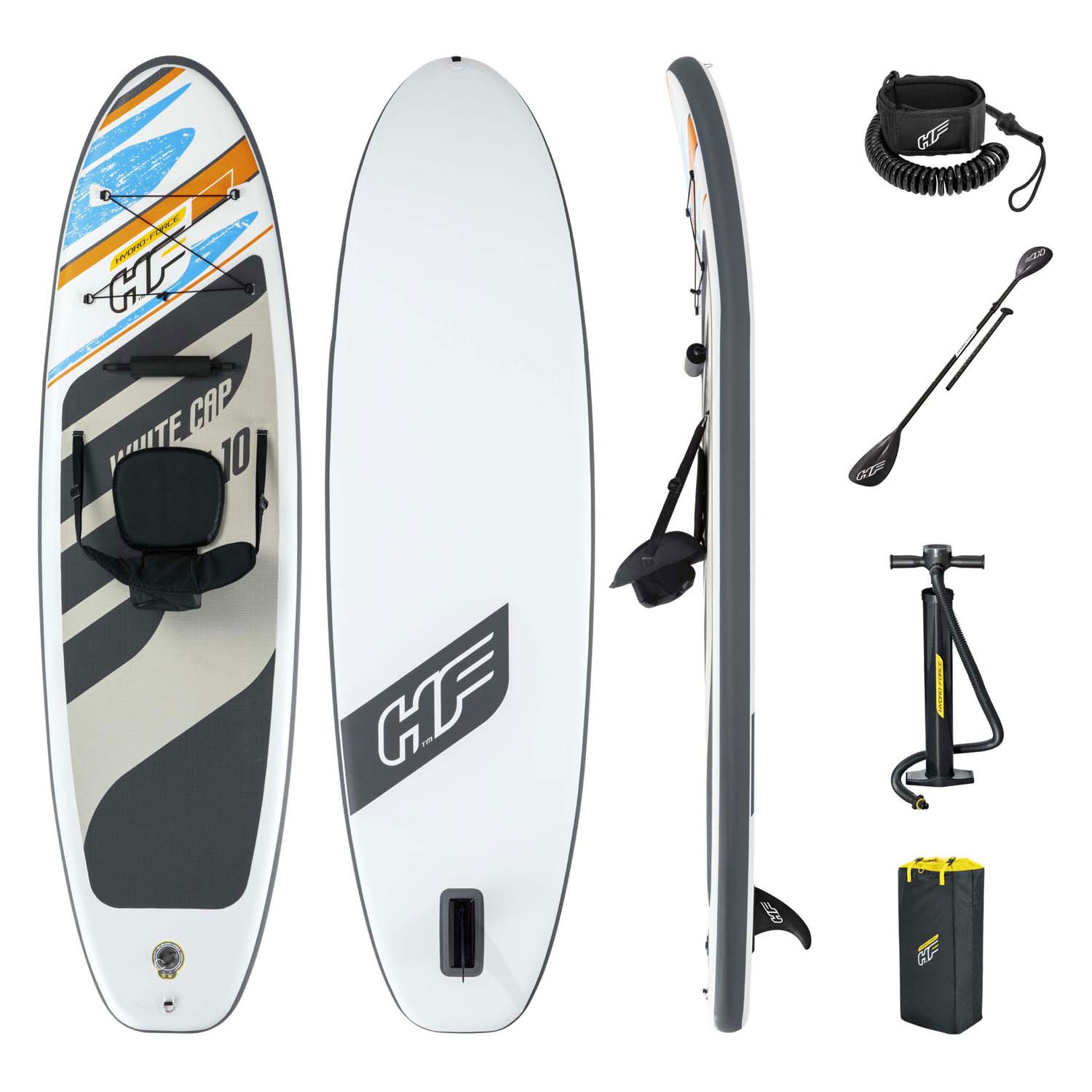 Hydro Force Sup Board White Cap Verwisselbare Set