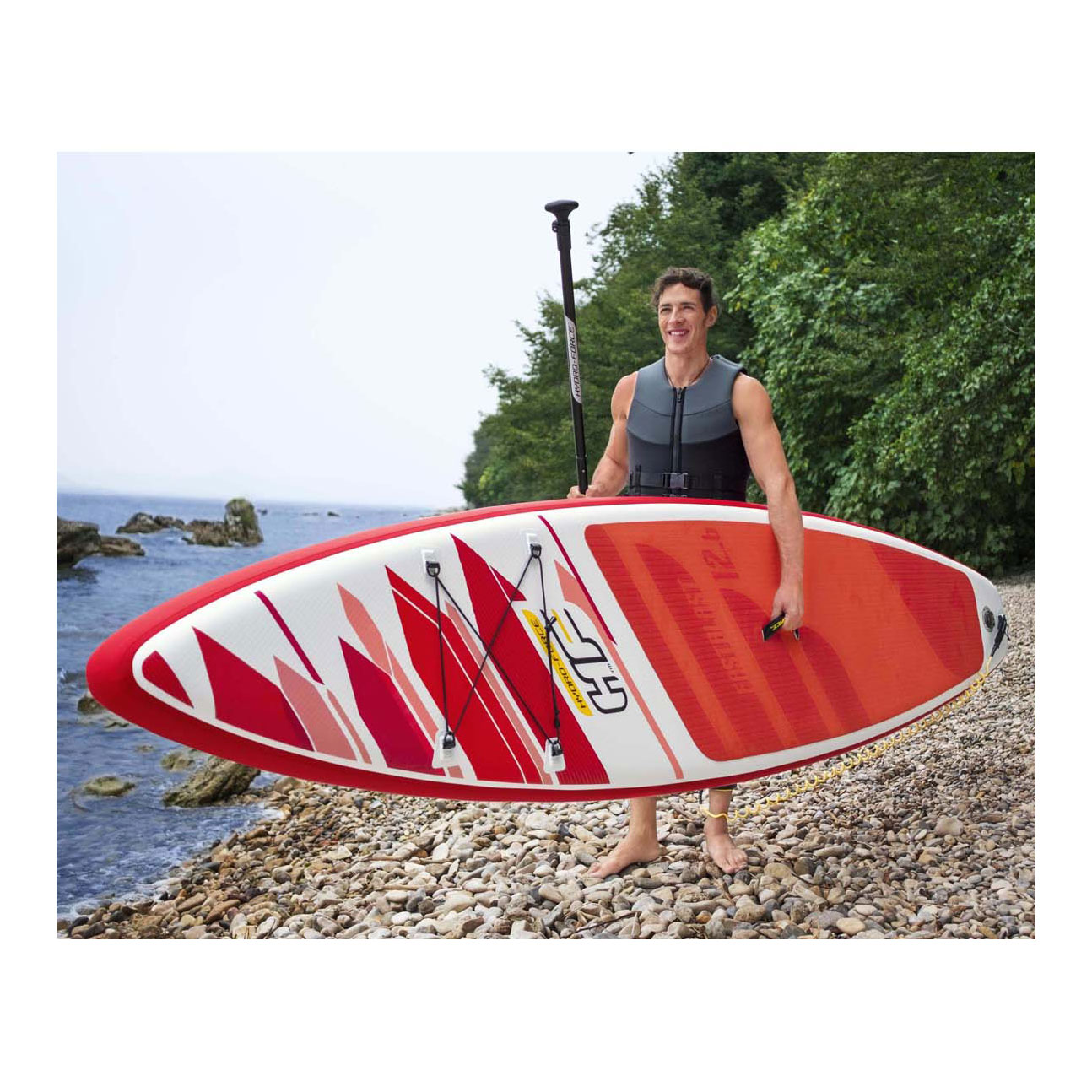 Ensemble technique Fastblast pour planche de SUP Hydro Force