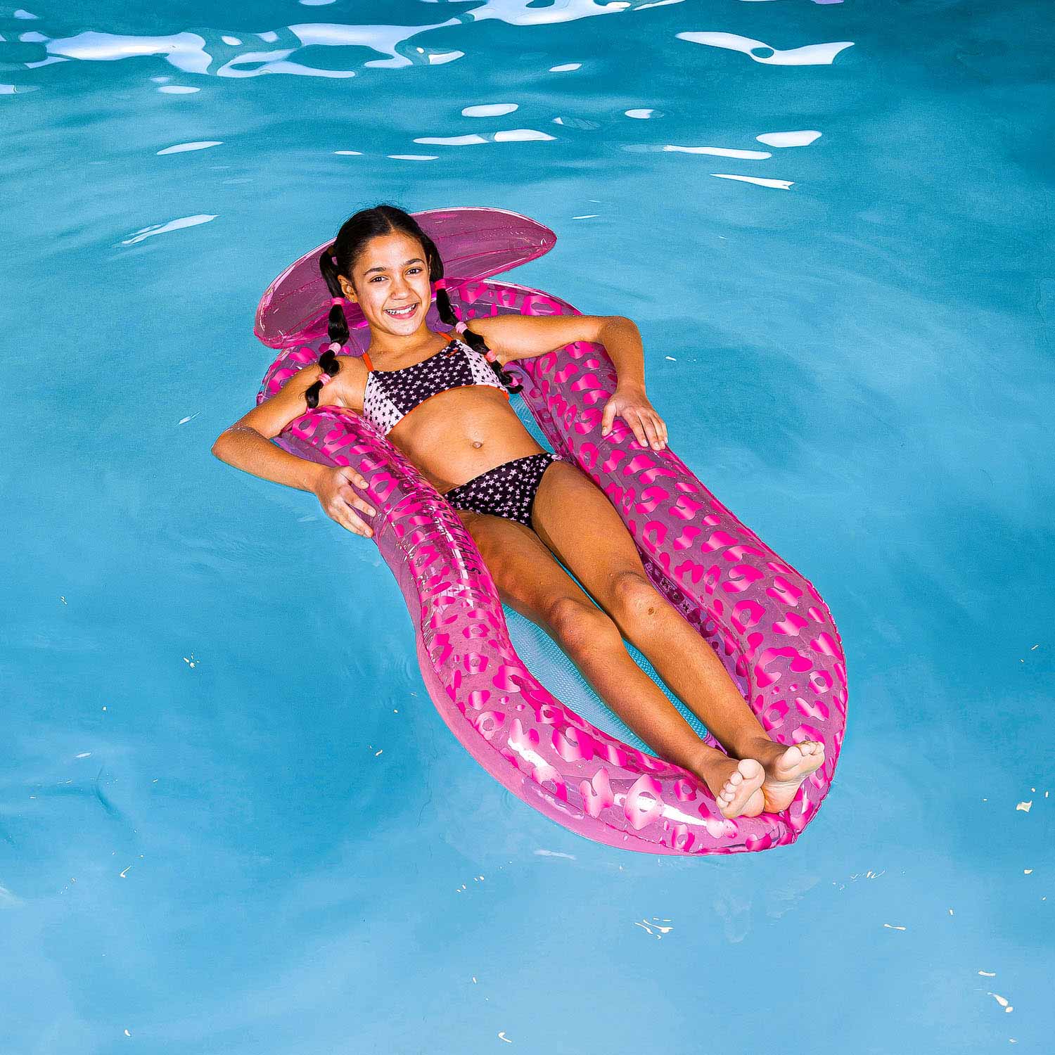 Swim Essentials Water Hangmat Neon Transparant Print