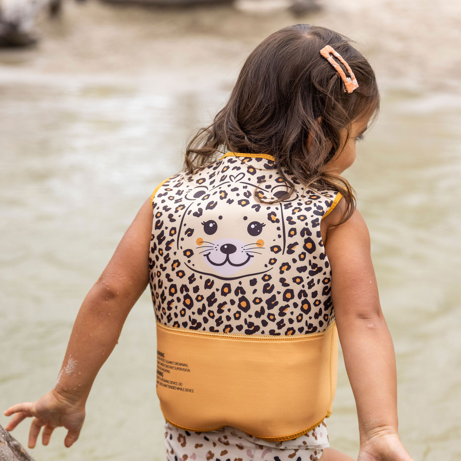 Gilet de sauvetage Swim Essentials Imprimé léopard, 4-6 ans
