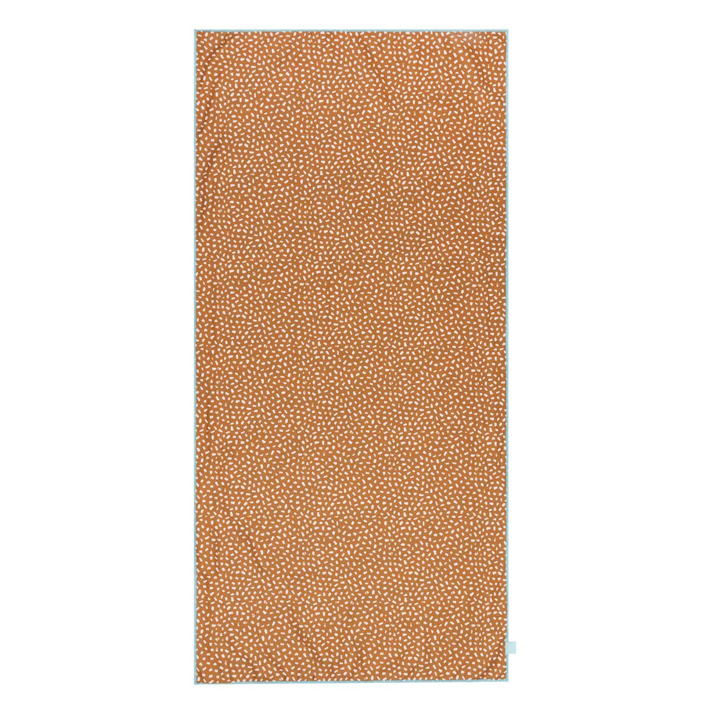 Swim Essentials Serviette de plage en microfibre zèbre orange, 135 x 65 cm