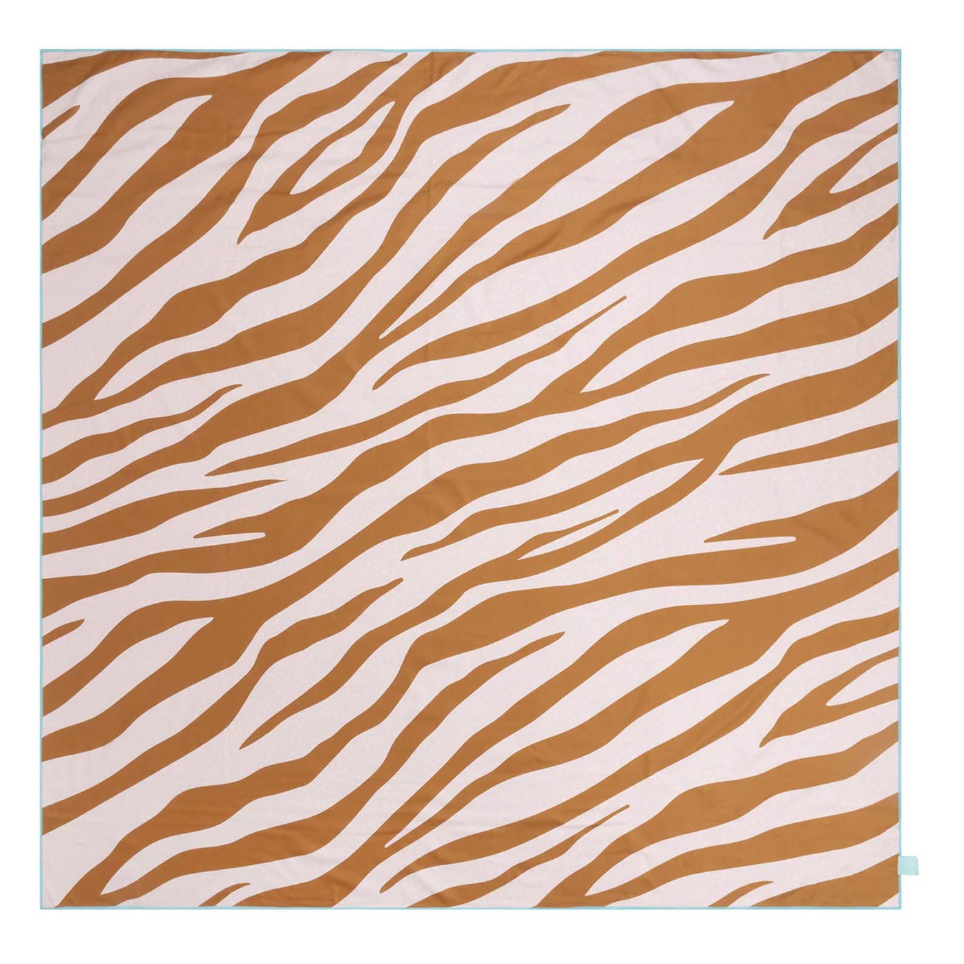Strandlaken XXL Oranje Zebra/Caramel, 180x180cm