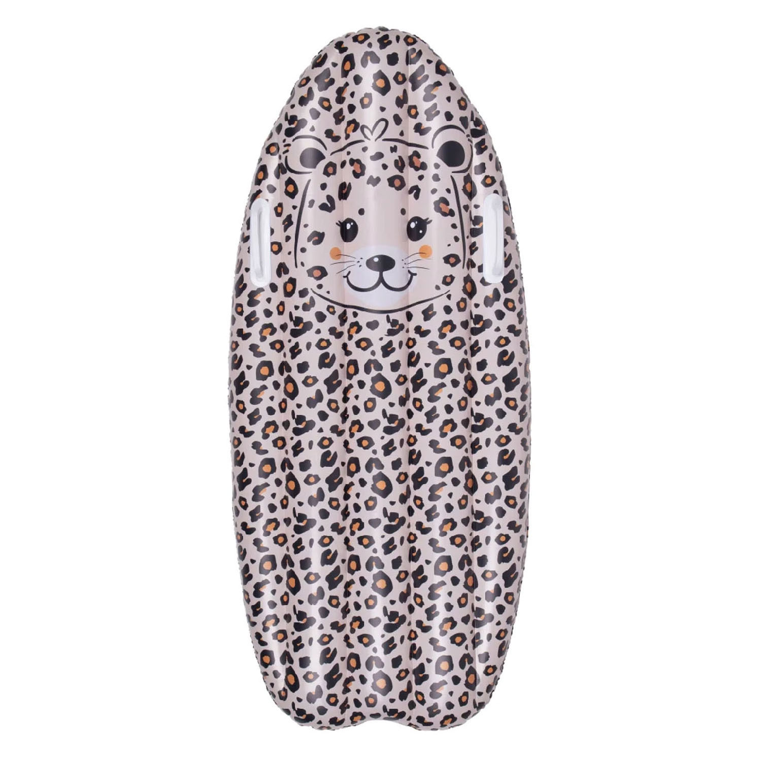 Planche de surf gonflable Swim Essentials imprimé léopard beige