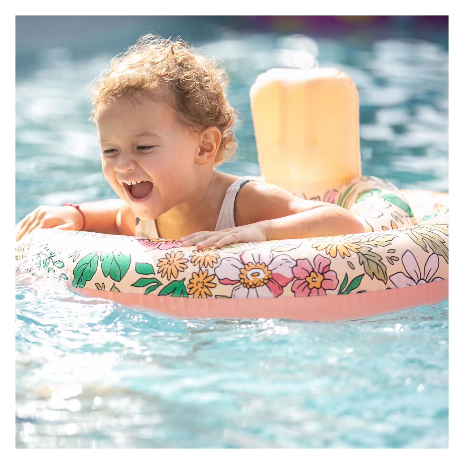 Swim Essentials Baby Float Blumen