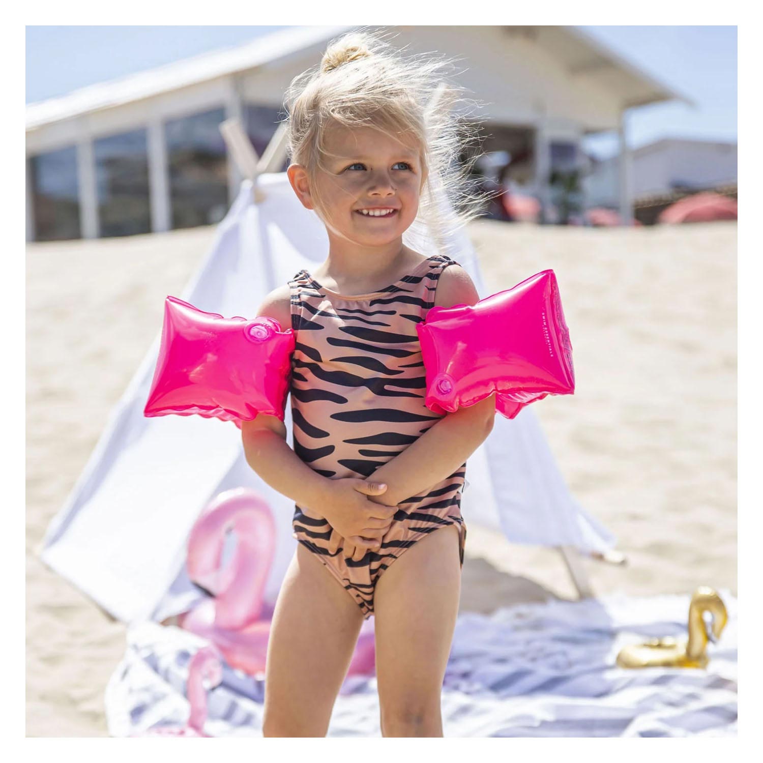 Swim Essentials Schwimmflügel Neon Pink, 0–2 Jahre